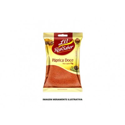 TEMPERO - REAL SABOR - 15g - PAPRICA DOCE - CX50